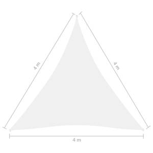 Sonnensegel 3016492-3 Weiß - 400 x 400 cm