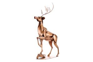 Sculpture moderne Glorious Deer Métal - 84 x 44 x 25 cm