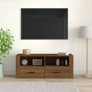 TV-Schrank D844 Eiche Schwarzbraun Dekor