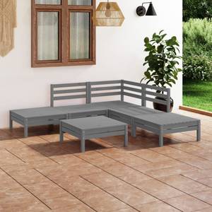 Mobilier de jardin (lot de 6) 3010503 Gris