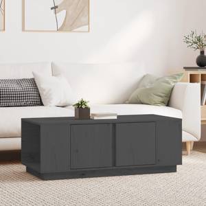 Couchtisch D748 Grau - Massivholz - 50 x 40 x 110 cm