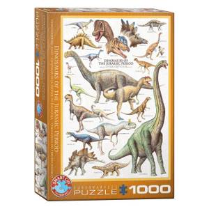 Puzzle Dinosaurier des Jura 1000 Teile Papier - 26 x 6 x 36 cm