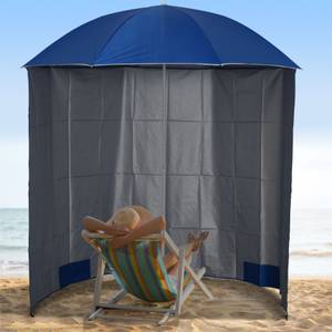 Sonnenschirm 84D-038BU Blau - Metall - 220 x 220 x 220 cm