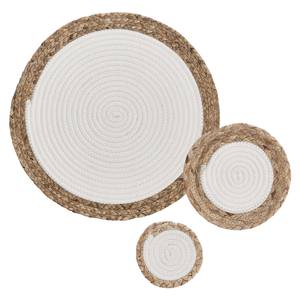 Topfuntersetzer "Boho Kitchen" Beige - Textil - 20 x 1 x 20 cm