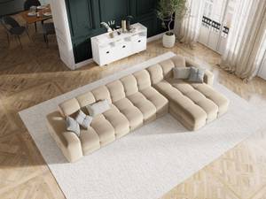 Ecksofa KENDAL 5 Sitzplätze Beige