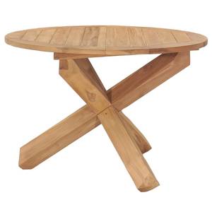 Table de jardin Marron - Bois massif - Bois/Imitation - 110 x 75 x 110 cm