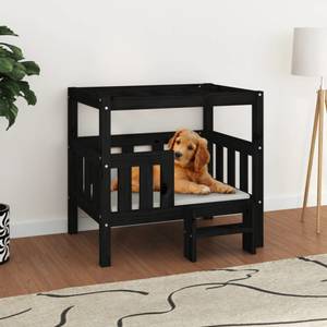 Lit pour chien 3016323-1 Noir - 76 x 70 x 64 cm