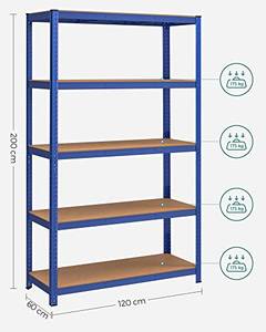 Standregal Blau - Metall