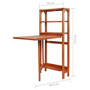 Bistro-Set (3-teilig) 44013 Braun - Massivholz - Holzart/Dekor - 50 x 116 x 83 cm