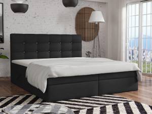 Boxspringbett Doppelbett Elegante Braun - Breite: 140 cm