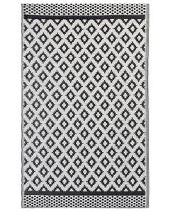 Tapis d'extérieur THANE Noir - Blanc