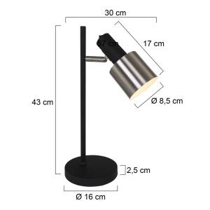 Lampe de table Fjorgard Aluminium - 1 ampoule