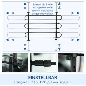 Hundeschutzgitter D00-173V00BK Braun - Metall - 9 x 124 x 150 cm