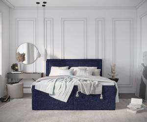 Boxspringbett Tribeca Blau - Breite: 200 cm