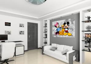 affiche Minnie & Mickey Mouse Fibres naturelles - Textile - 160 x 110 x 110 cm