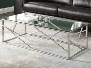 Table basse ATHENA Argenté