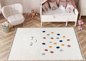 Tapis Yoyo Gd63 Blanc / Bleu Foncé 120 x 170 cm