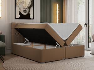 Boxspringbett PERA Breite: 180 cm - H4 - Kunstleder