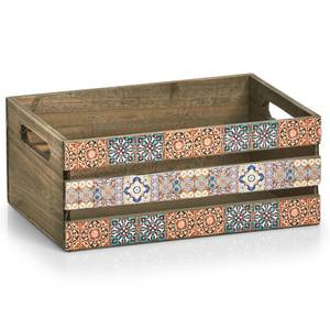 Deko-Kiste für Accessoires, MOSAIC Holzwerkstoff - 22 x 14 x 32 cm