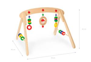 Babygym Jane Marron - Bois manufacturé - 56 x 45 x 60 cm