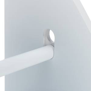 Stehender Toilettenpapierhalter Weiß - Holzwerkstoff - 20 x 79 x 18 cm
