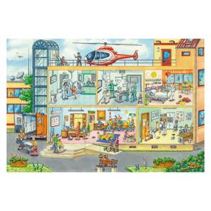 Puzzle Im Kinderkrankenhaus 40 Teile Papier - 20 x 4 x 28 cm