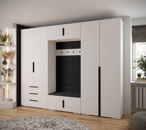 Garderobe Inova 1 Z14 Schwarz - Weiß - Schwarz