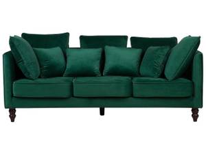 3-Sitzer Sofa FENSTAD Smaragdgrün - Grün - Eiche Dunkel