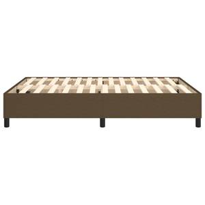 Cadre de lit 3016024-6 Noir - Marron - Marron foncé - Largeur : 140 cm