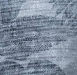 Kissenbezug weiß-grau 45x45cm Blau - Textil - 45 x 45 x 45 cm