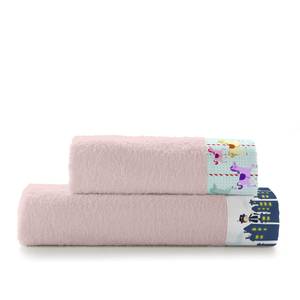 Nanny Handtuch- set Pink - Textil - 1 x 70 x 140 cm