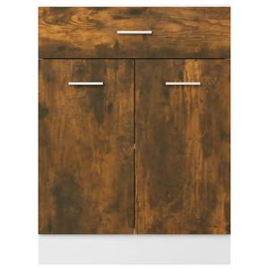 Schubunterschrank 3016496-4 Braun - Raucheiche Dekor - 60 x 82 cm