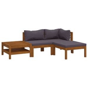 Garten-Lounge-Set (4-teilig) 3011497-6 Dunkelgrau