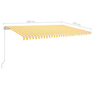 Markise 3006684-2 Gelb - Tiefe: 500 cm