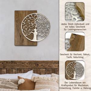 Wanddeko Lebensbaum Metall home24 Holz | kaufen