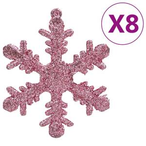 Weihnachtskugel Set (111-teilig) 3030307 Pink