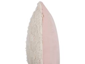 Dekokissen TAMNINE Beige - Pink - 45 x 45 cm - Anzahl Teile im Set: 1