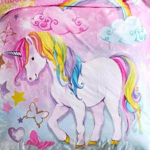 Bettwäsche Dream Unicorn Naturfaser - 160 x 1 x 210 cm