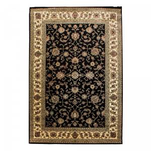 Tapis orient style BISKO 1 80x150 noir Noir - 80 x 150 cm