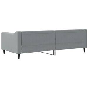 Ausziehbares Tagesbett 3030076-1 Grau - Metall - Textil - 223 x 67 x 100 cm