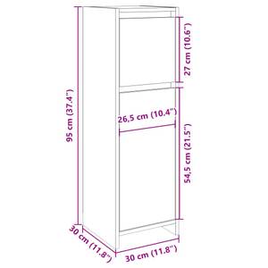 Armoire de salle de bain 3003601 Imitation chêne de Sonoma