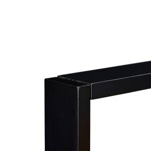 Beistelltisch mit Fach schwarz Schwarz - Holzwerkstoff - 40 x 61 x 34 cm