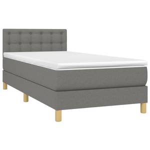 Boxspringbett 3017288-25 Dunkelgrau - 90 x 203 cm