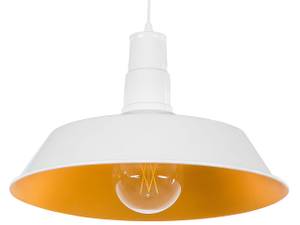 Lampe suspension BAYOU Blanc - Jaune - Métal - 46 x 177 x 46 cm