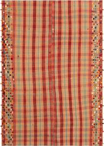 Teppich Jajim CCL Rot - Textil - 146 x 1 x 210 cm