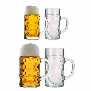 Bierkrüge Isar 4er Set Glas - 1 x 1 x 1 cm