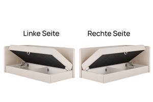 Boxspringbett MITTO CONTI TWIN Dunkelgrau - Breite: 120 cm - H3