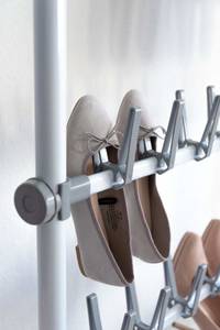 Kleiderbügel für Schuhe, 8 Paar HERKULES Weiß - Metall - 94 x 11 x 8 cm
