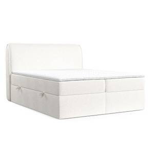 Boxspringbett Organic Weiß - Breite: 140 cm