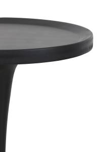 Table d'appoint JOEKON Imitation frêne noir - Noir